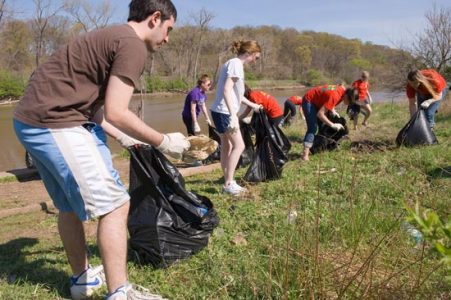 Volunteers Clean Up Former Landfill Image